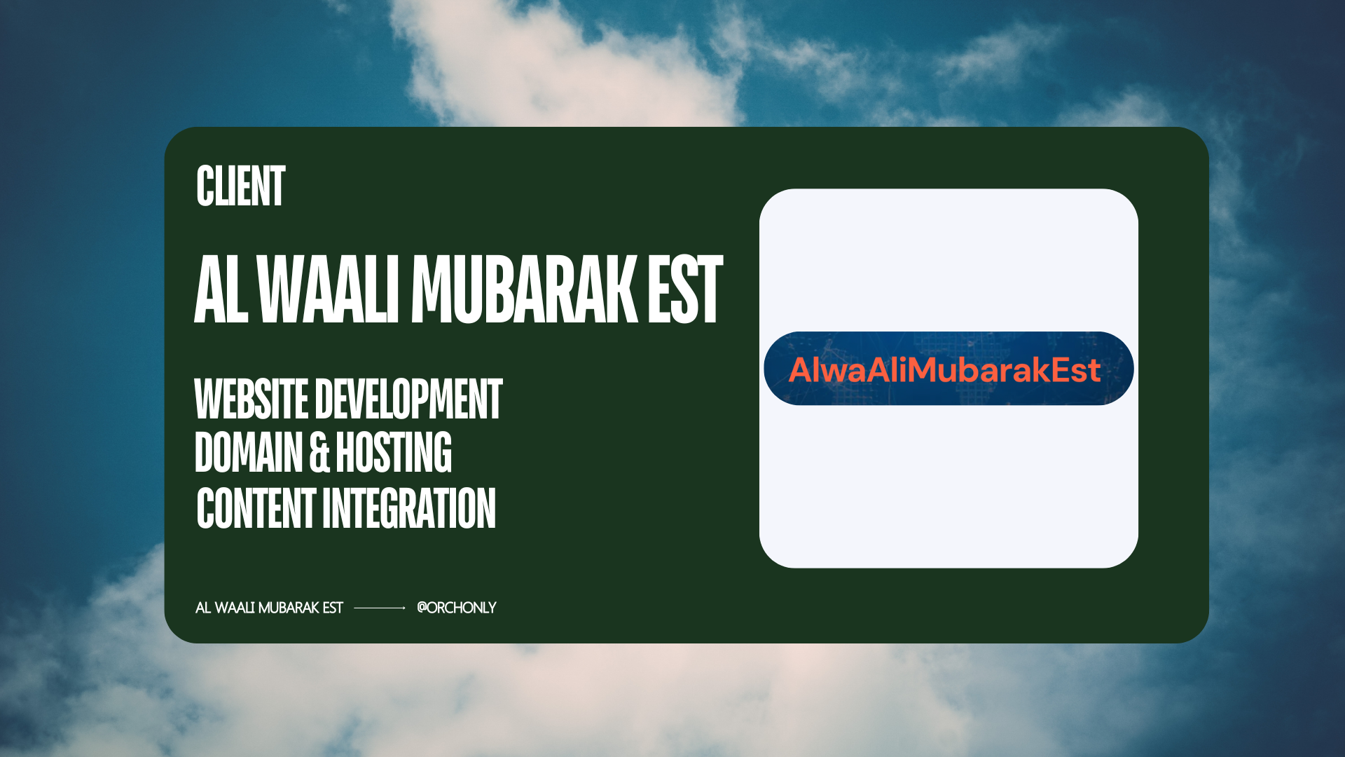 Client – AlwaAliMubarakEst Client - AlwaAliMubarakEst